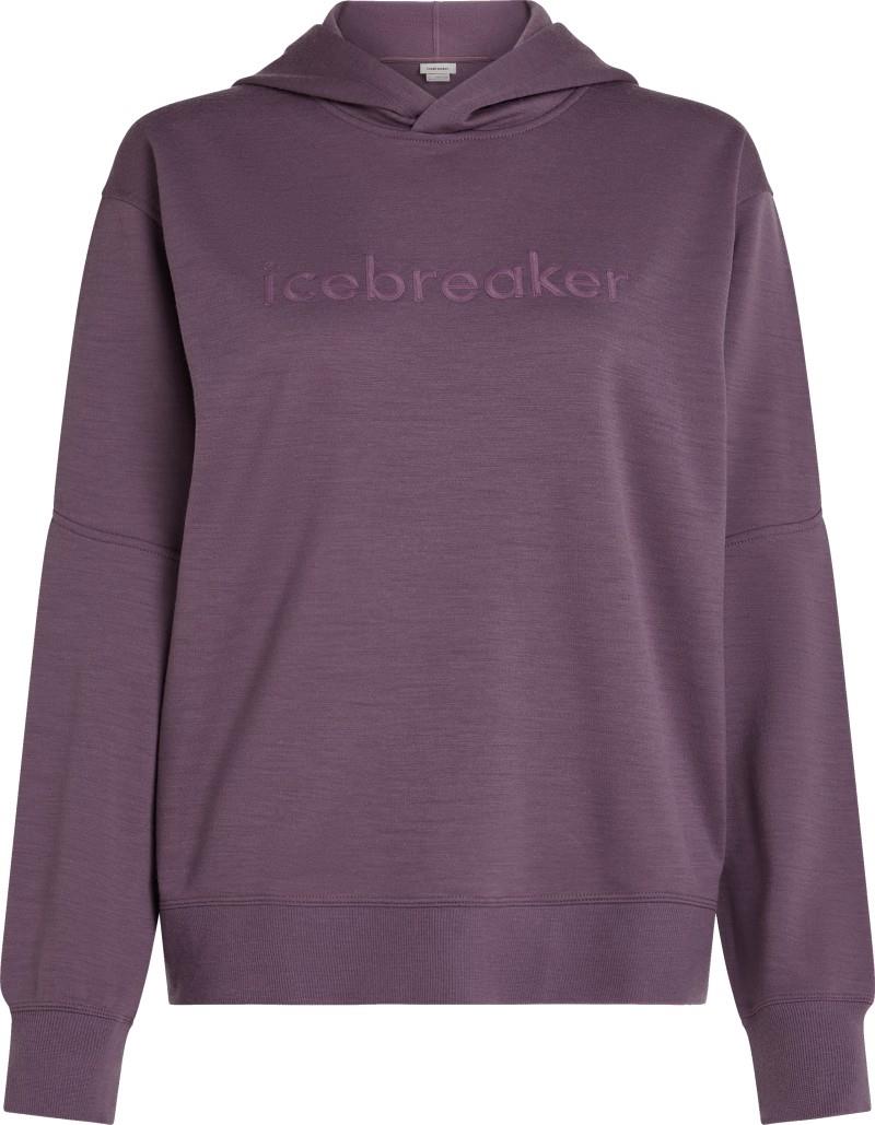 Merino 360 Realfleece Elemental LS Hoodie - Womens - grey plum 1