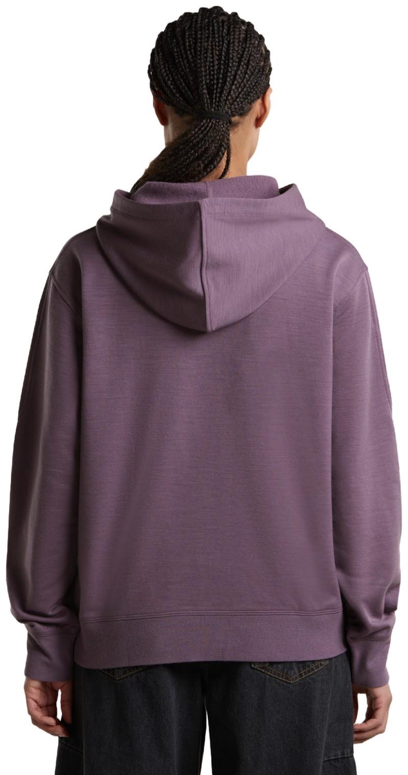 Merino 360 Realfleece Elemental LS Hoodie - Womens - grey plum 1
