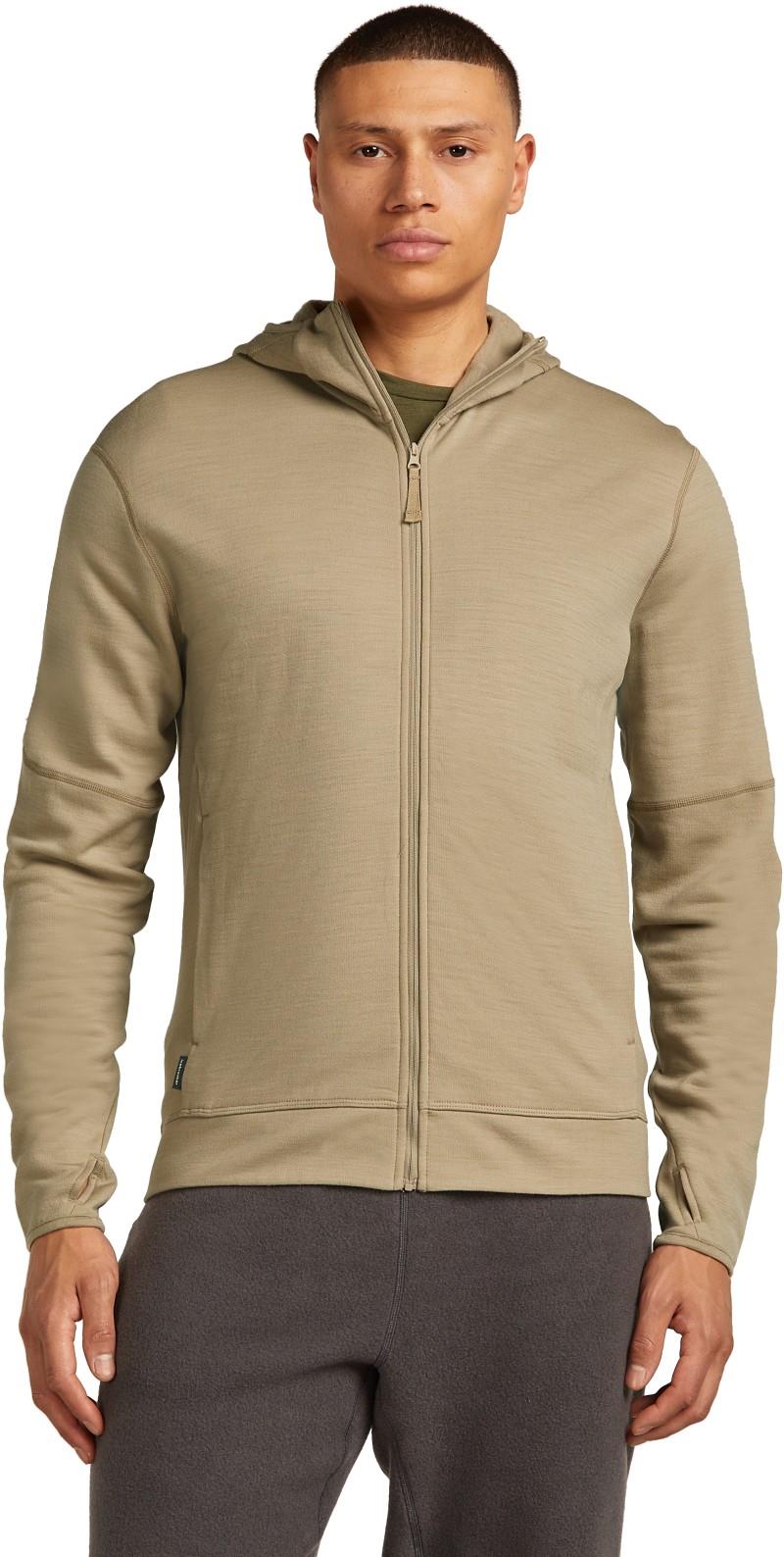 Merino 360 Realfleece Elemental LS Zip Hoodie - Mens - flagstone 1