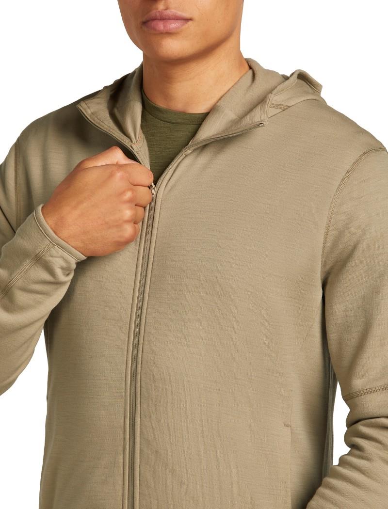 Merino 360 Realfleece Elemental LS Zip Hoodie - Mens - flagstone 1