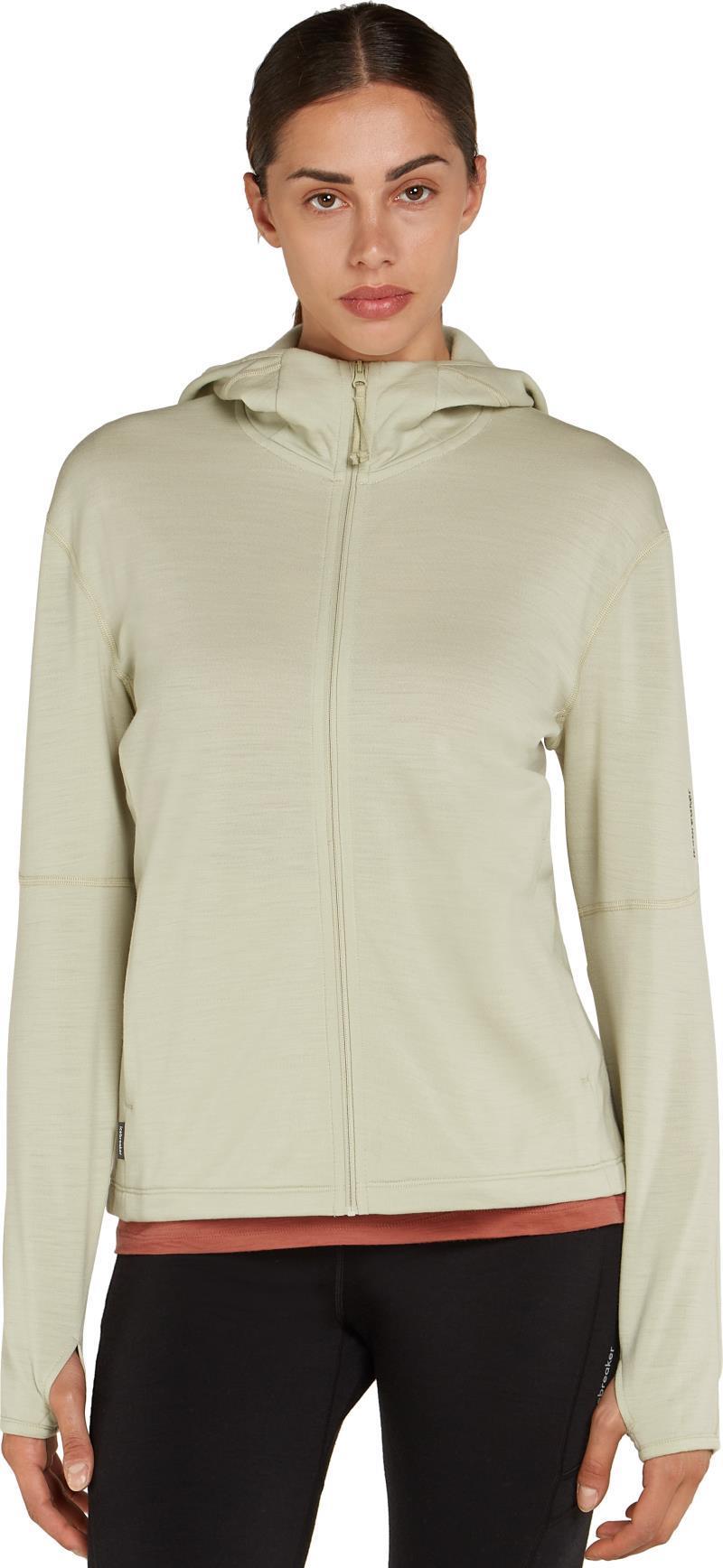 Merino 360 Realfleece Elemental LS Zip Hoodie - Womens - ashen 1