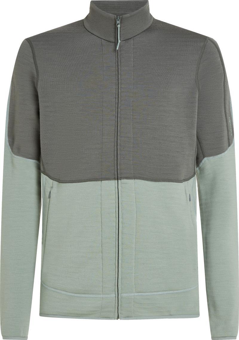 Merino 400 RealFleece Descender LS Zip - Mens - Galaxy / Moss / CB 1