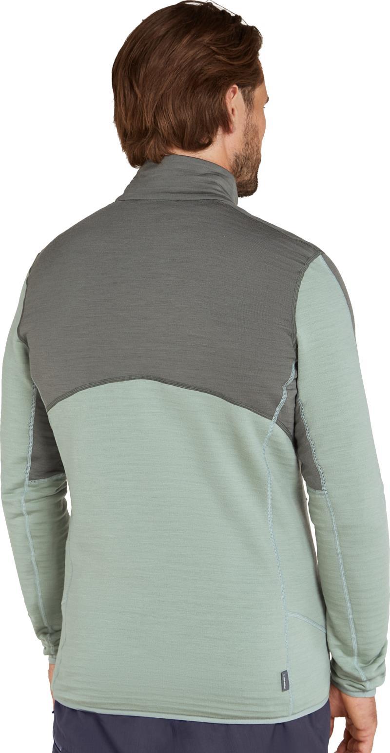 Merino 400 RealFleece Descender LS Zip - Mens - Galaxy / Moss / CB 3