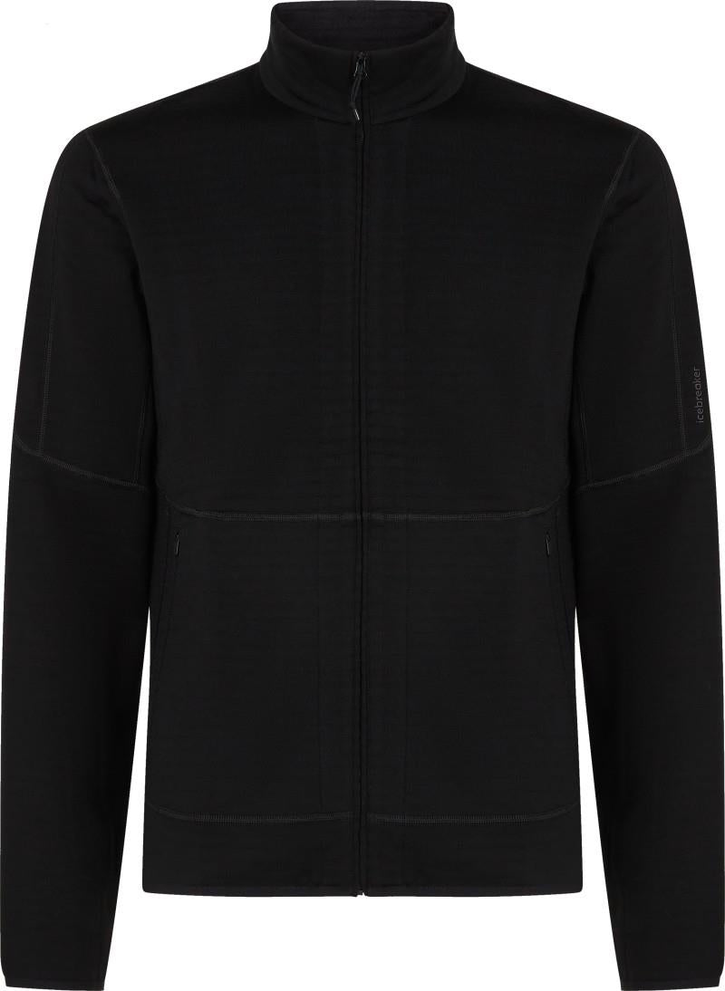 Merino 400 RealFleece Descender LS Zip - Mens - black 1