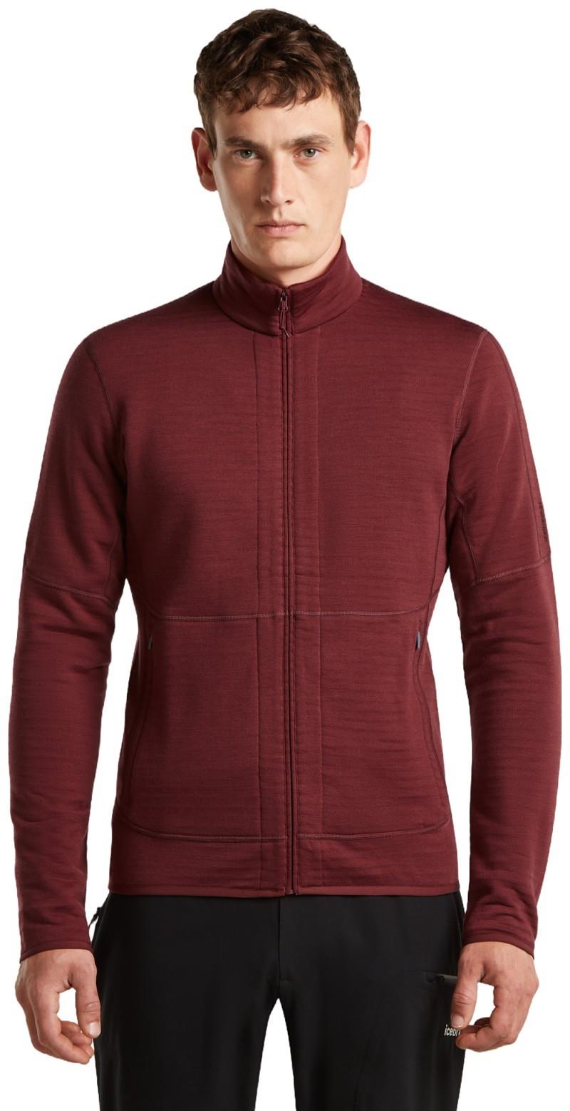 Merino 400 RealFleece Descender LS Zip - Mens - port 1