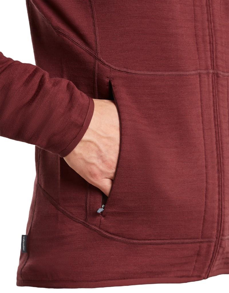 Merino 400 RealFleece Descender LS Zip - Mens - port 1