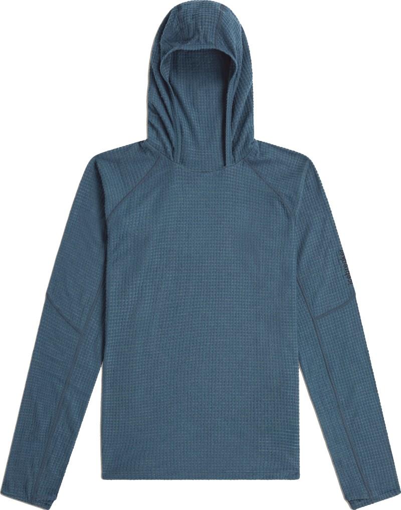 Merino 400 RealFleece Grid Blackridge Pullover Hoodie - Mens - abyss 1