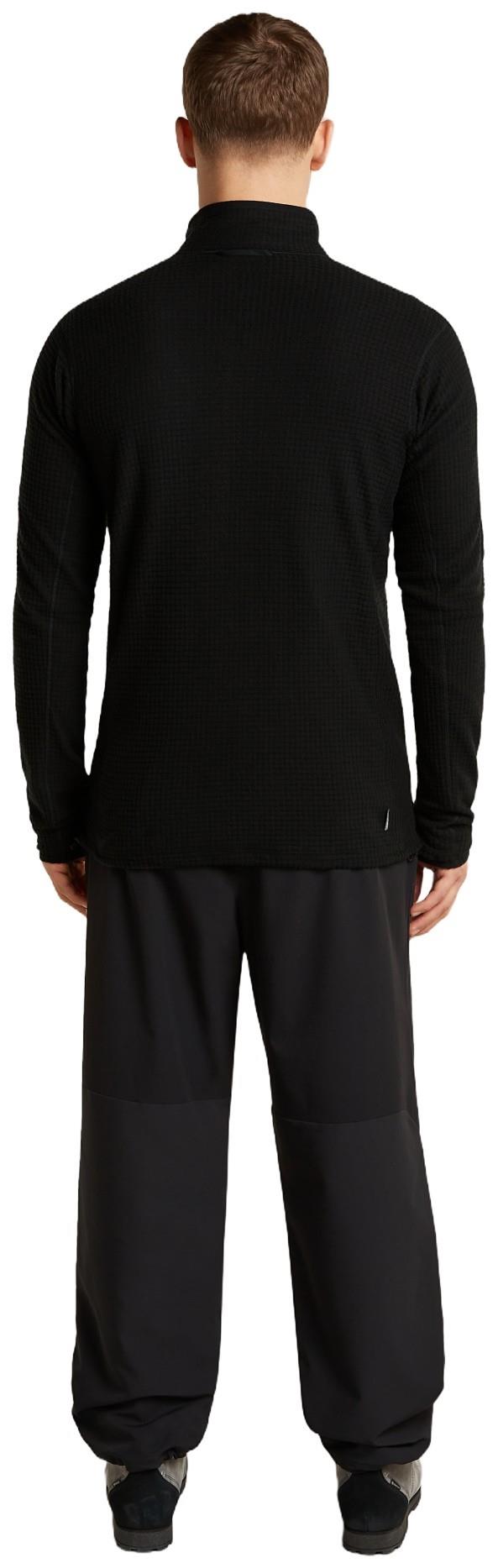 Merino 400 RealFleece Grid Peaksland LS Half Zip - Mens - black 1