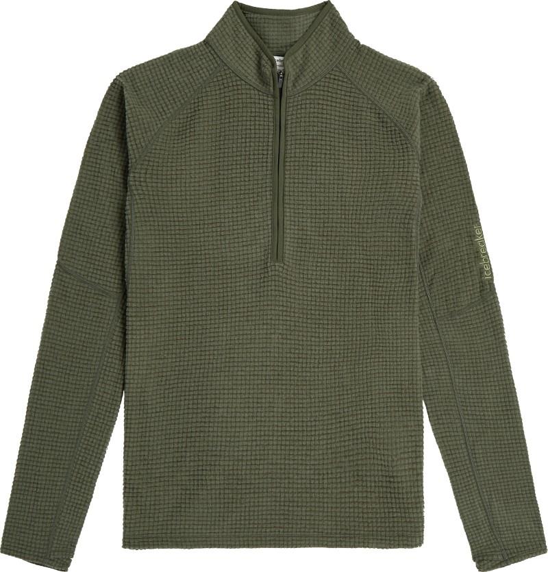 Merino 400 RealFleece Grid Peaksland LS Half Zip - Mens - dark loden 1