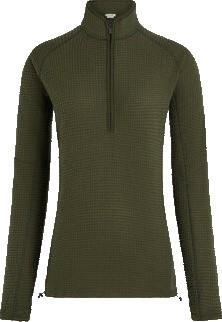 Merino 400 RealFleece Grid Peaksland LS Half Zip - Womens - dark loden 1