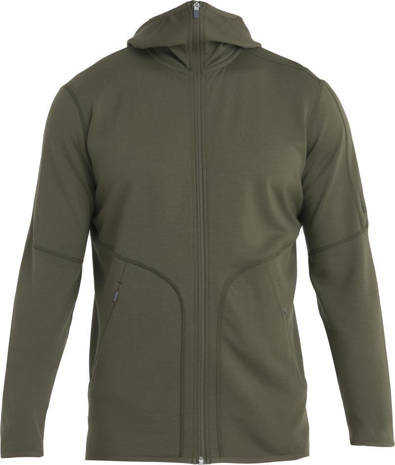 Merino 560 Realfleece Elemental II LS Zip Hoodie - Mens - loden 1