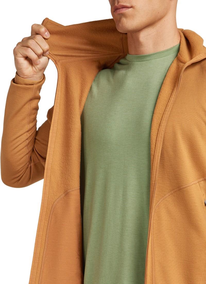 Merino 560 Realfleece Elemental LS Zip Hoodie - Mens - trail 1