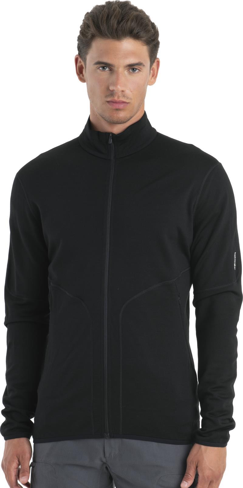 Merino 560 Realfleece Elemental LS Zip - Mens - black 1
