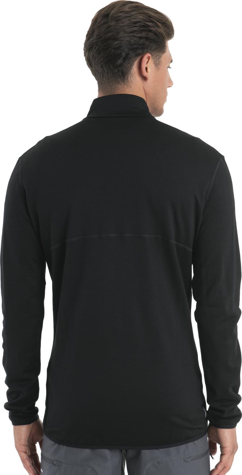 Merino 560 Realfleece Elemental LS Zip - Mens - black 1
