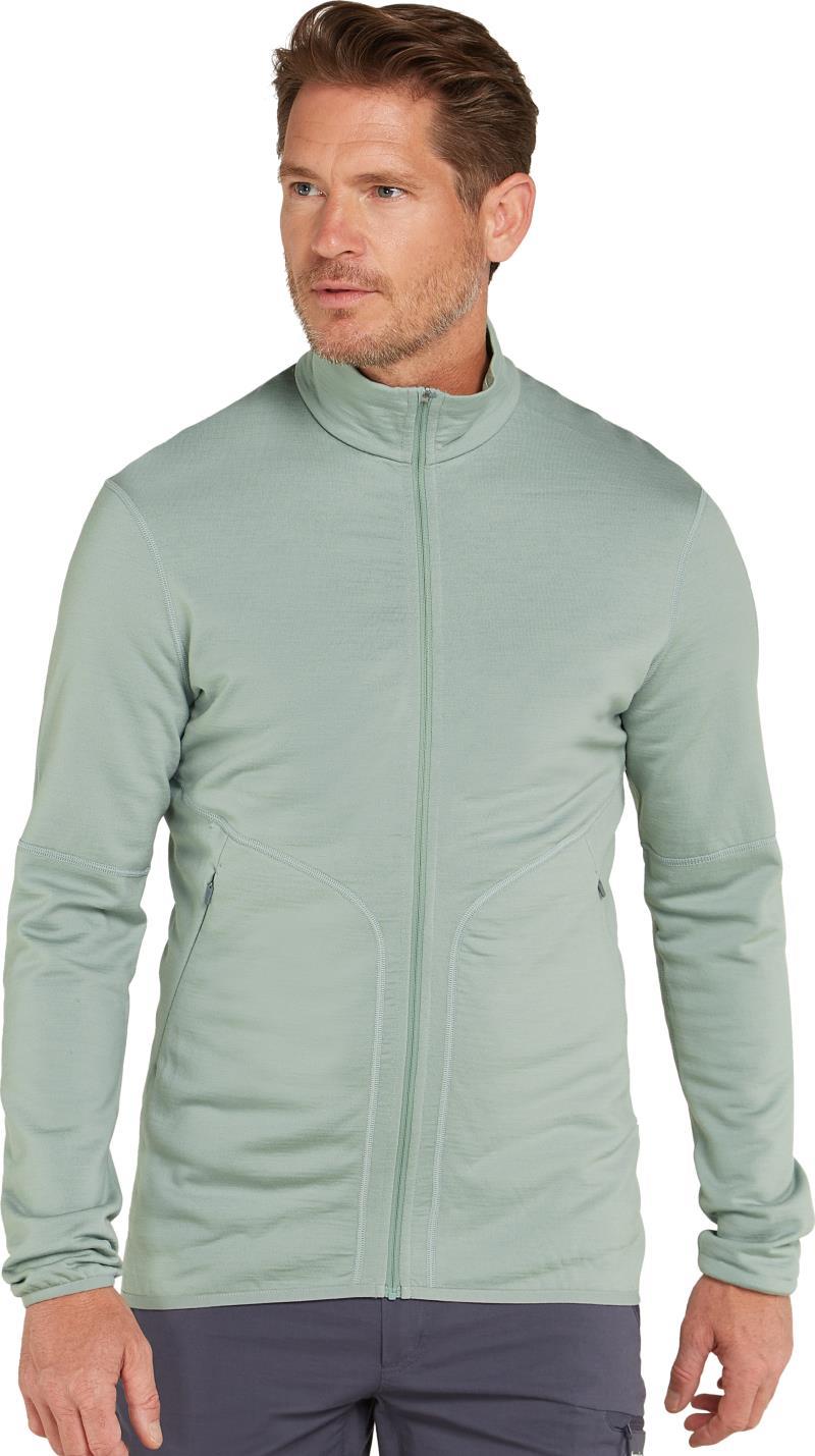 Merino 560 Realfleece Elemental LS Zip - Mens - moss 1