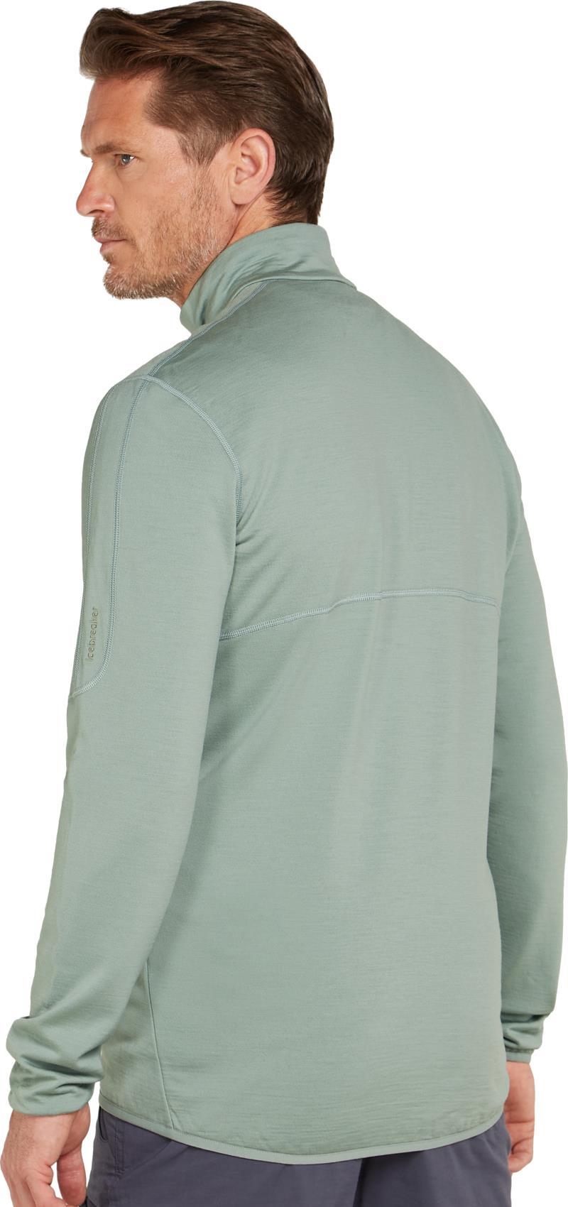 Merino 560 Realfleece Elemental LS Zip - Mens - moss 1