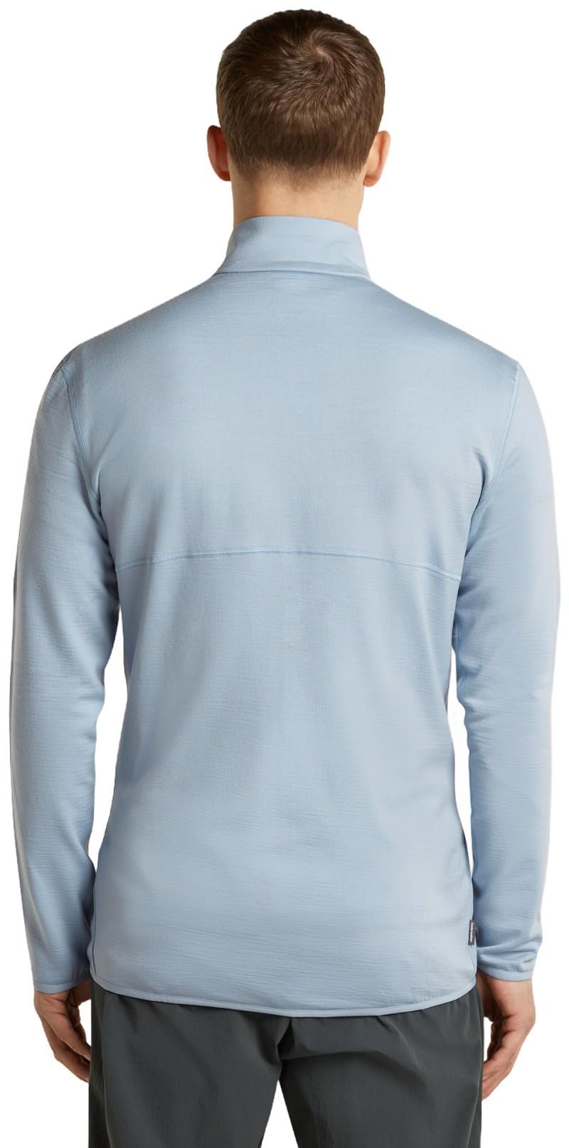Merino 560 Realfleece Elemental LS Zip - Mens - zinc blue 1