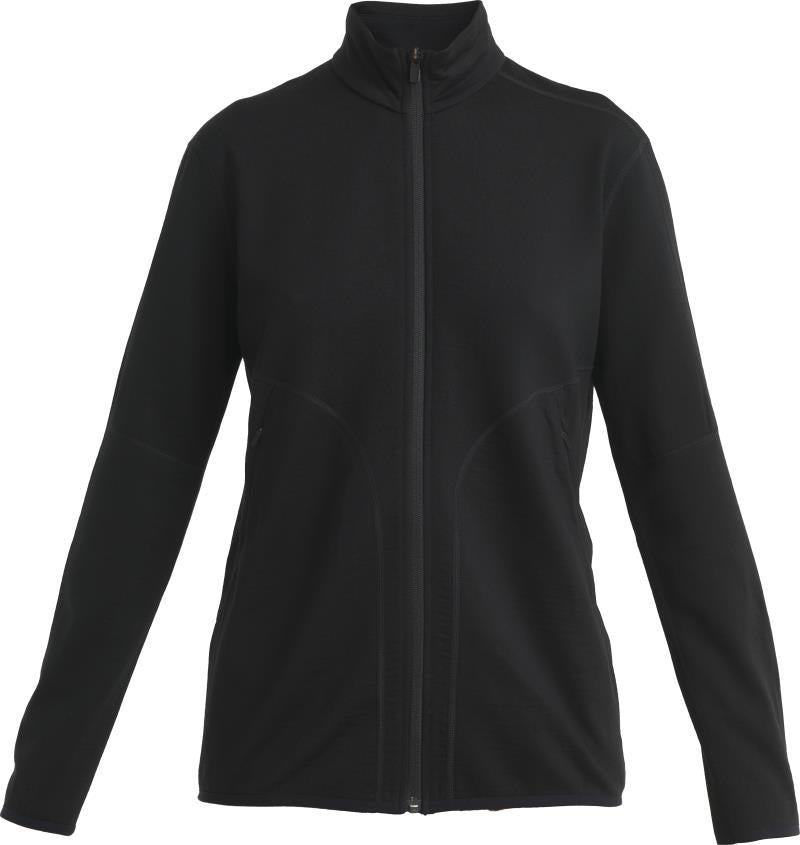 Merino 560 Realfleece Elemental LS Zip - Womens - black 1