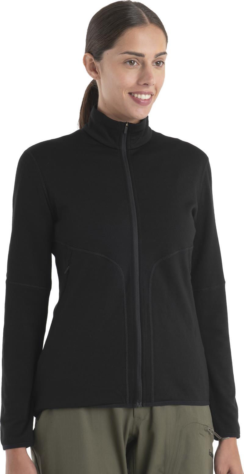 Merino 560 Realfleece Elemental LS Zip - Womens - black 1