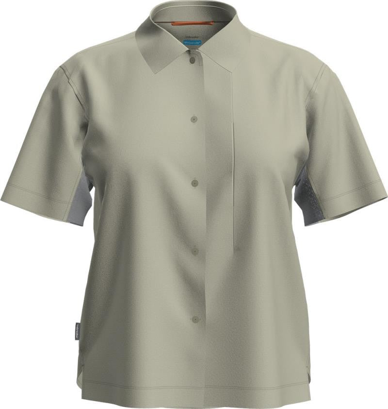 Merino Blend 125 Cool-Lite Elevation SS Shirt - Womens - ashen / alloy / cb 1