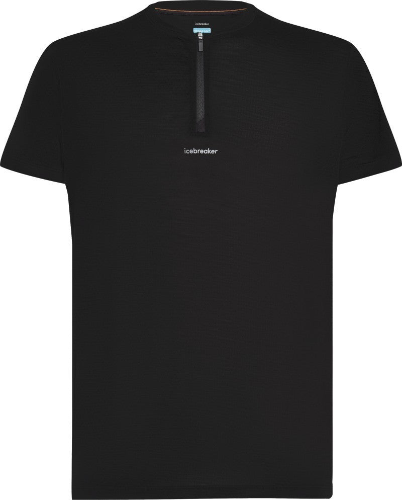 Merino Blend 125 Cool-Lite Speed SS Quarter Zip - Mens - black 1