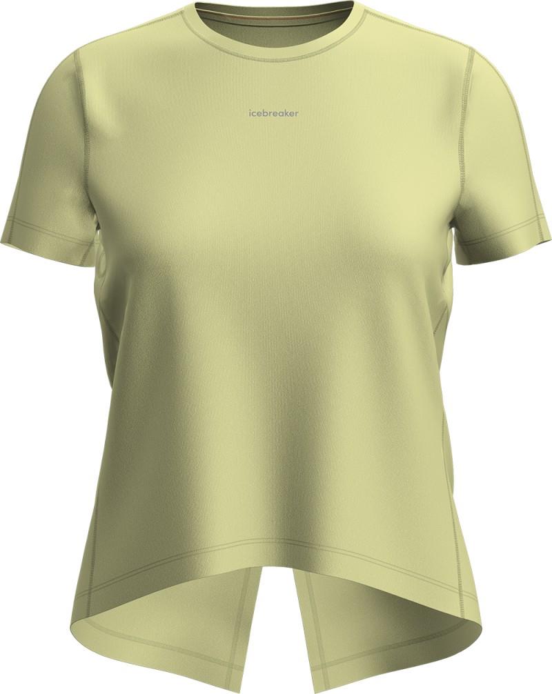 Merino Blend 125 Cool-Lite Speed SS Slit Back Tee - Womens - citrine 1