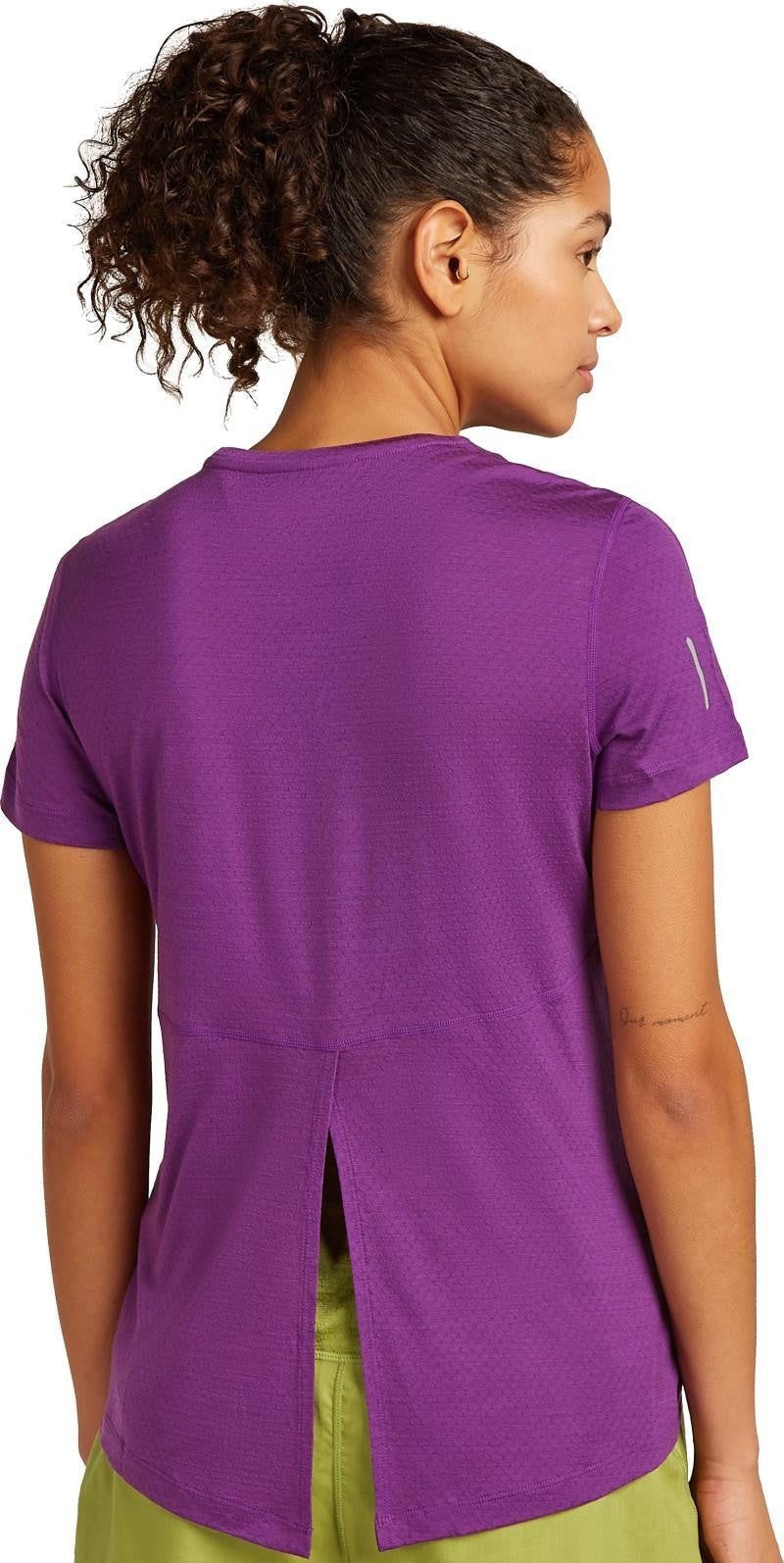 Merino Blend 125 Cool-Lite Speed SS Slit Back Tee - Womens - passion 1