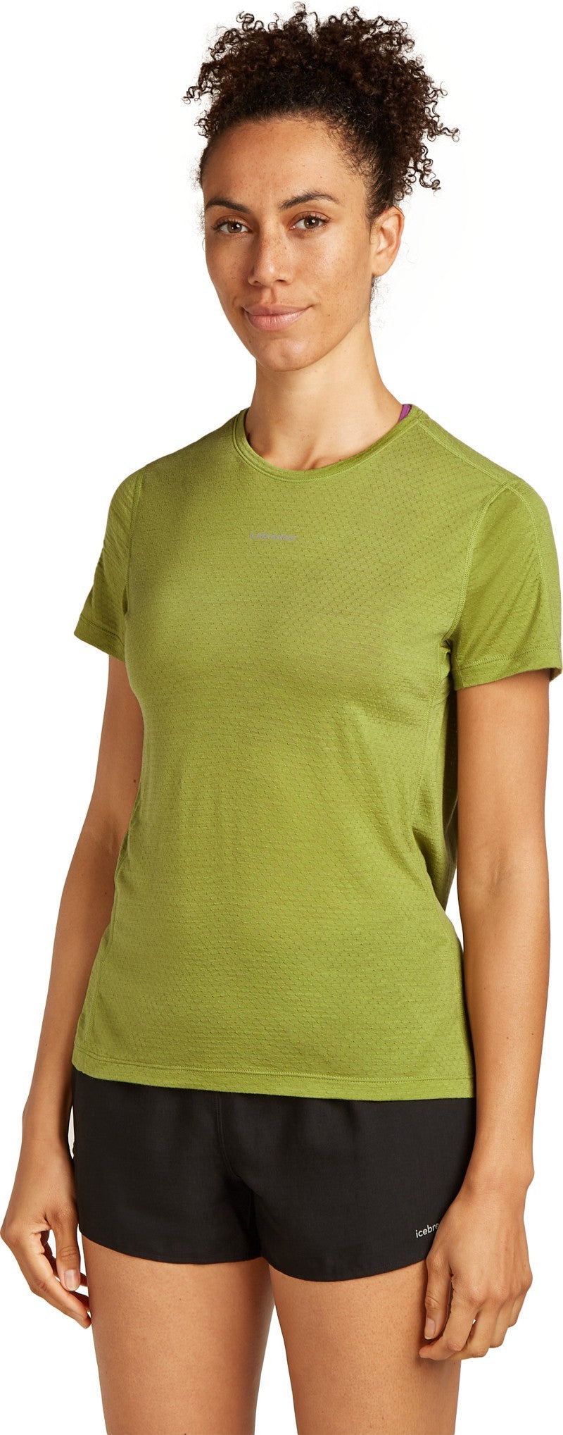 Merino Blend 125 Cool-Lite Speed SS Tee - Womens - olive 1