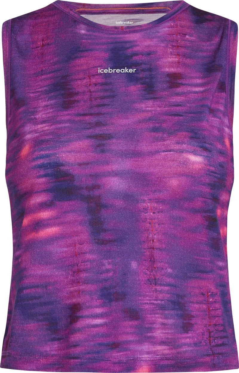 Merino Blend 125 Cool-Lite Speed Tank Fusion AOP - Womens - passion / aop 1