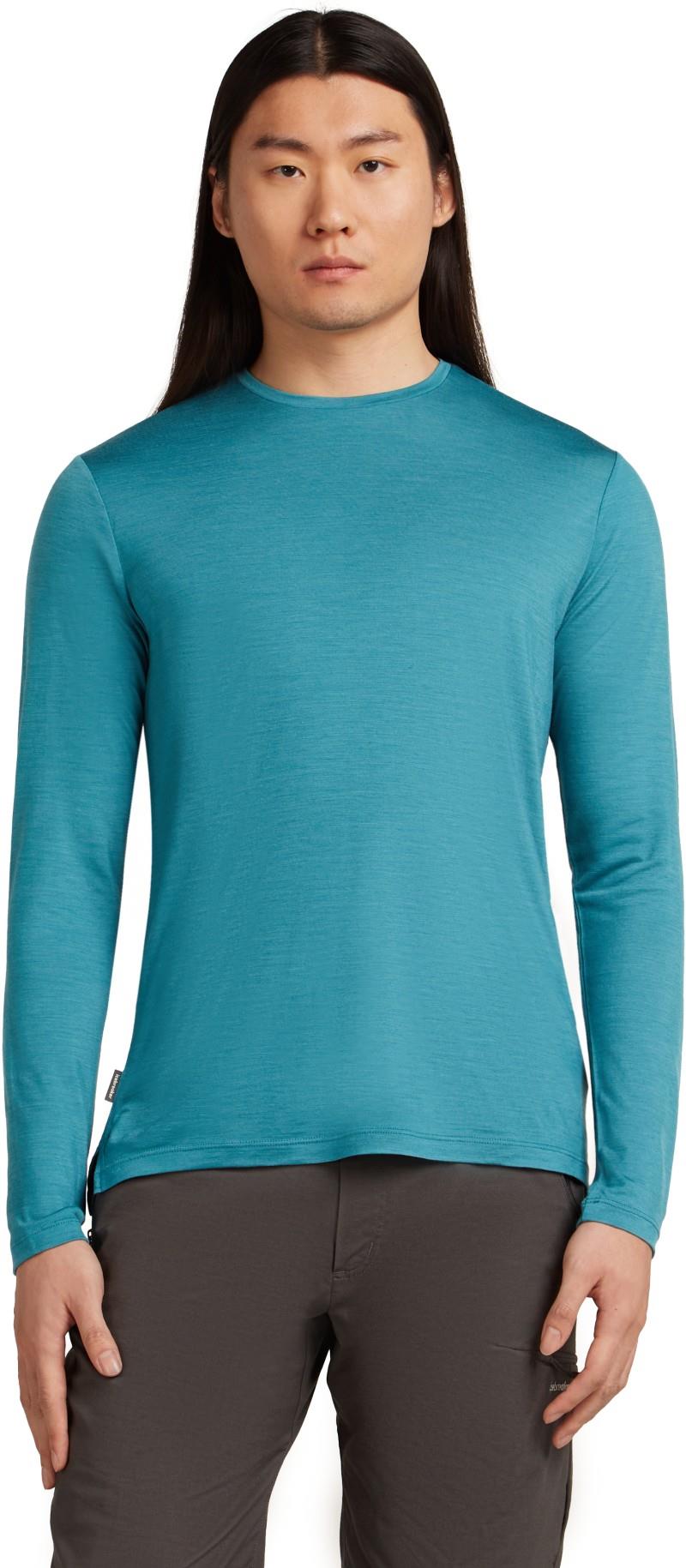 Merino Blend 125 Cool-Lite Sphere LS Tee - Mens - topaz 1