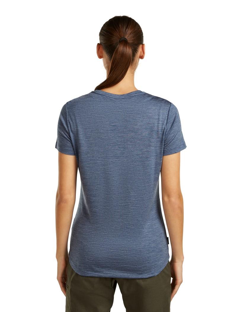 Merino Blend 125 Cool-Lite Sphere SS Scoop Tee - Womens - dawn heather 1