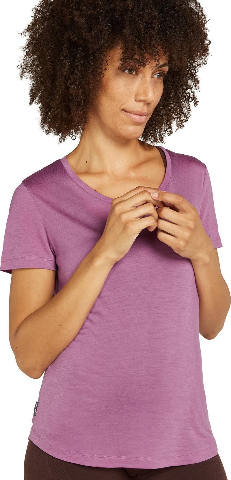 Merino Blend 125 Cool-Lite Sphere SS Scoop Tee - Womens - deco 1