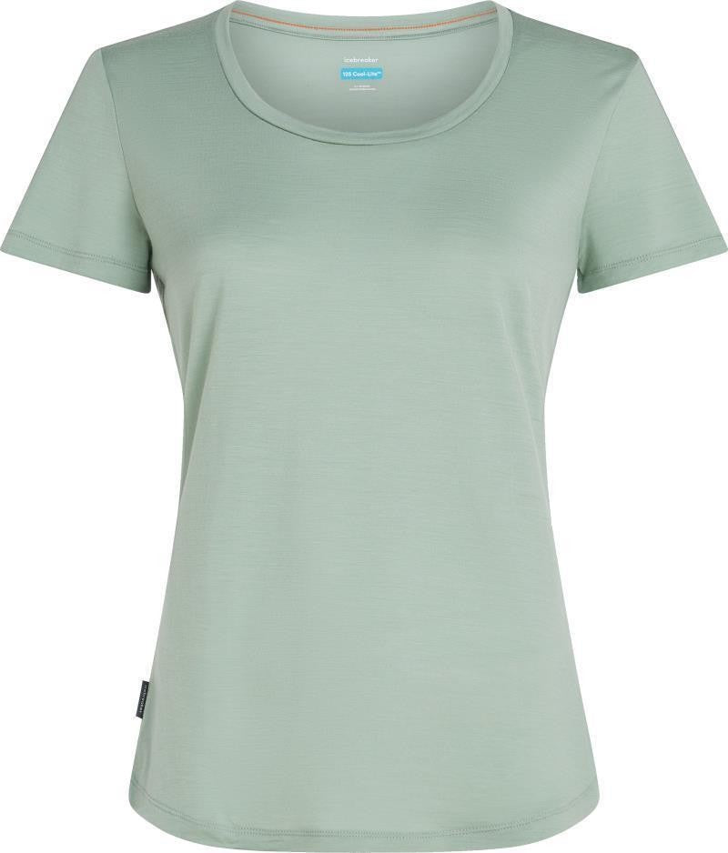 Merino Blend 125 Cool-Lite Sphere SS Scoop Tee - Womens - moss 1