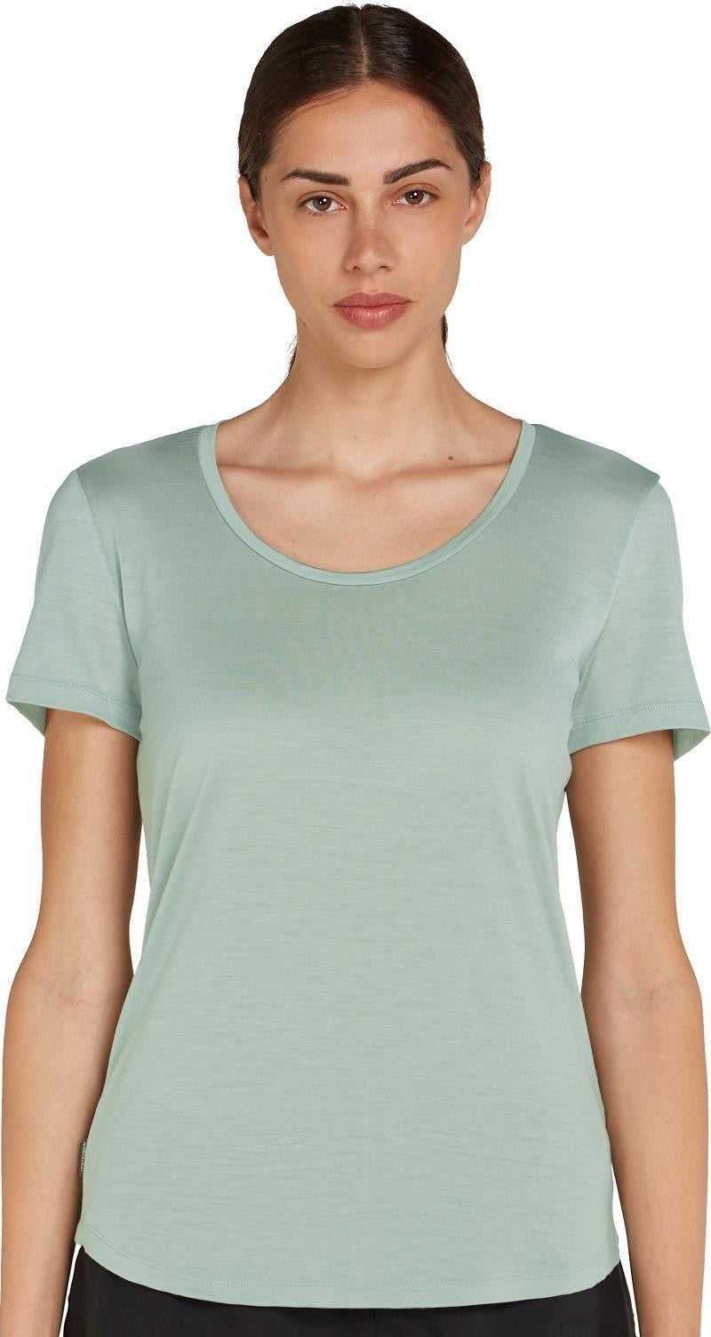 Merino Blend 125 Cool-Lite Sphere SS Scoop Tee - Womens - moss 1