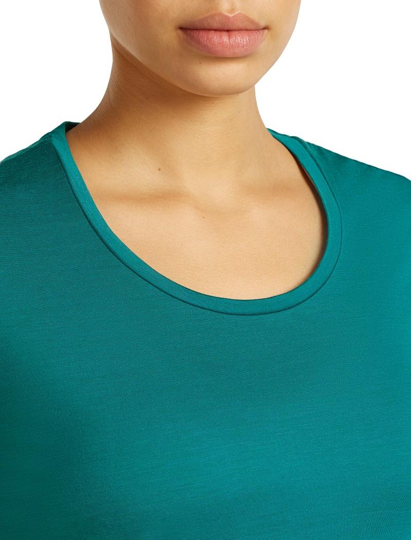 Merino Blend 125 Cool-Lite Sphere SS Scoop Tee - Womens - tidal teal 1