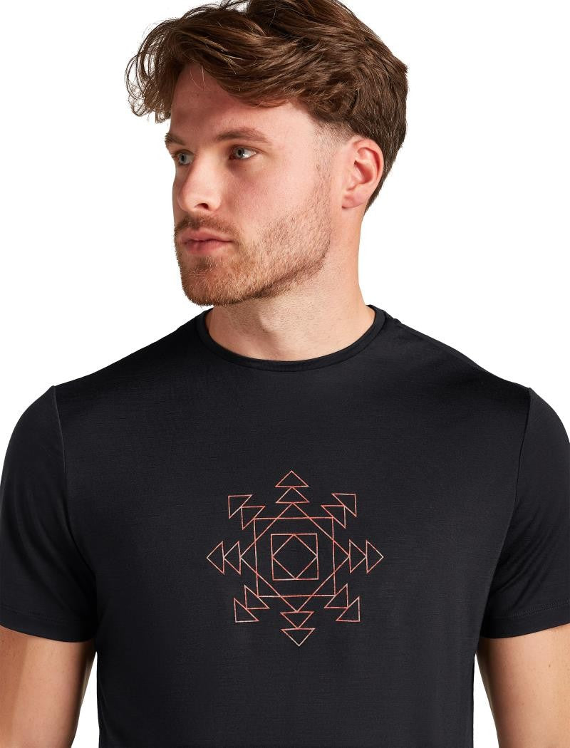 Merino Blend 125 Cool-Lite Sphere SS Tee Fusion - Mens - black 1