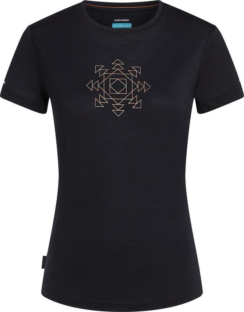 Merino Blend 125 Cool-Lite Sphere SS Tee Fusion - Womens - black 1