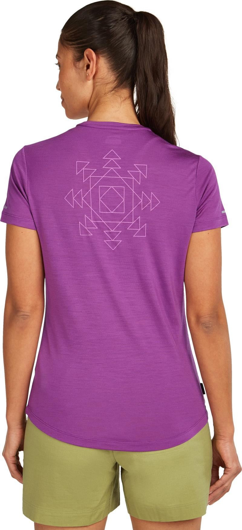 Merino Blend 125 Cool-Lite Sphere SS Tee Fusion - Womens - passion 1