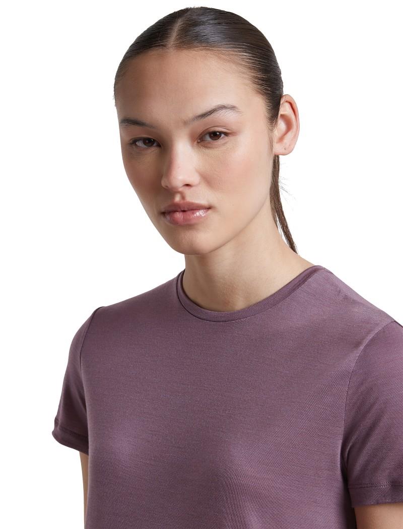 Merino Blend 125 Cool-Lite Sphere SS Tee - Alta - Womens - grey plum 1