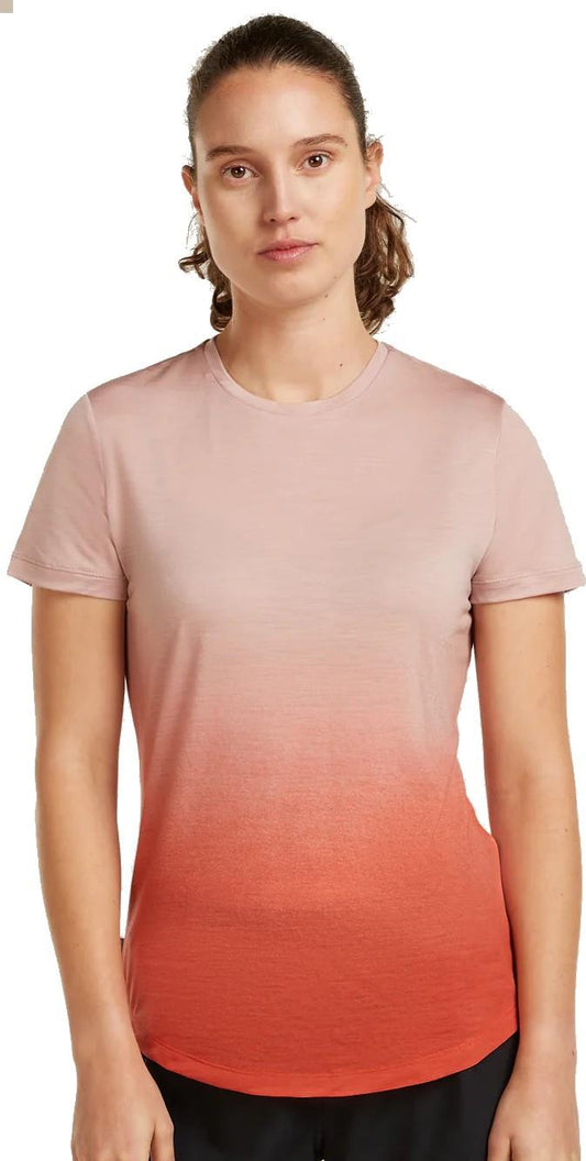 Merino Blend 125 Cool-Lite Sphere SS Tee - Alta - Womens - pink quartz 1