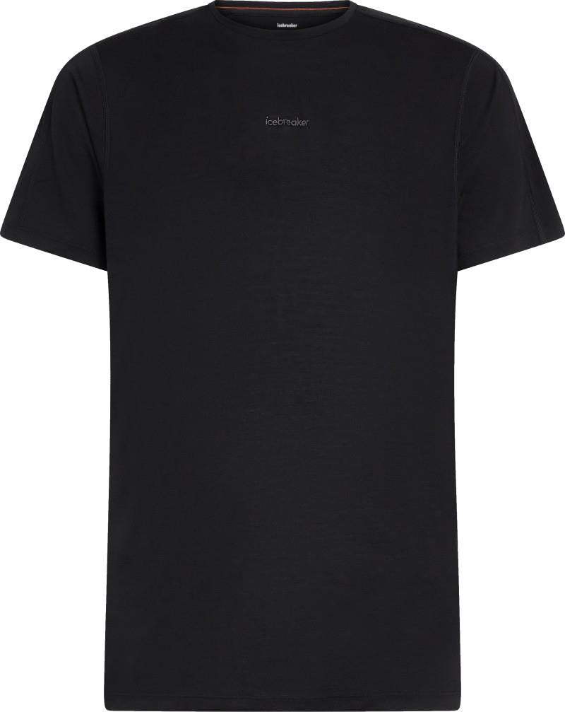 Merino Blend 125 Cool-Lite Sphere SS Tee - Colour Block - Mens - black / obsidian / cb 1