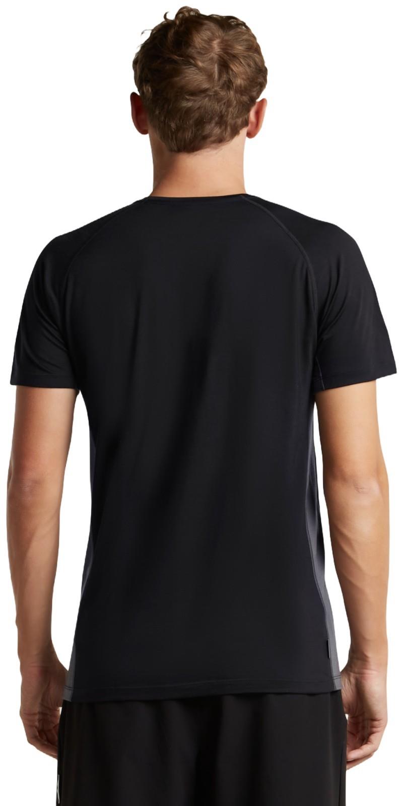 Merino Blend 125 Cool-Lite Sphere SS Tee - Colour Block - Mens - black / obsidian / cb 1