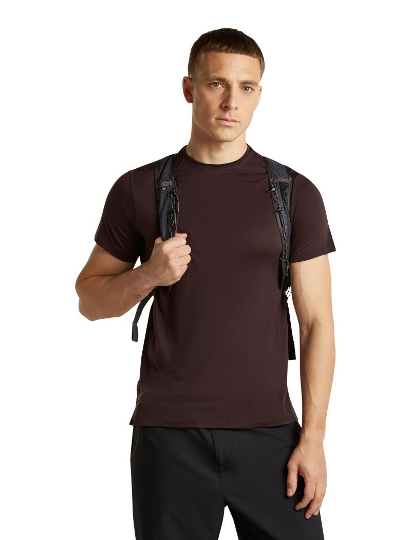 Merino Blend 125 Cool-Lite Sphere SS Tee - Mens - bittersweet 1