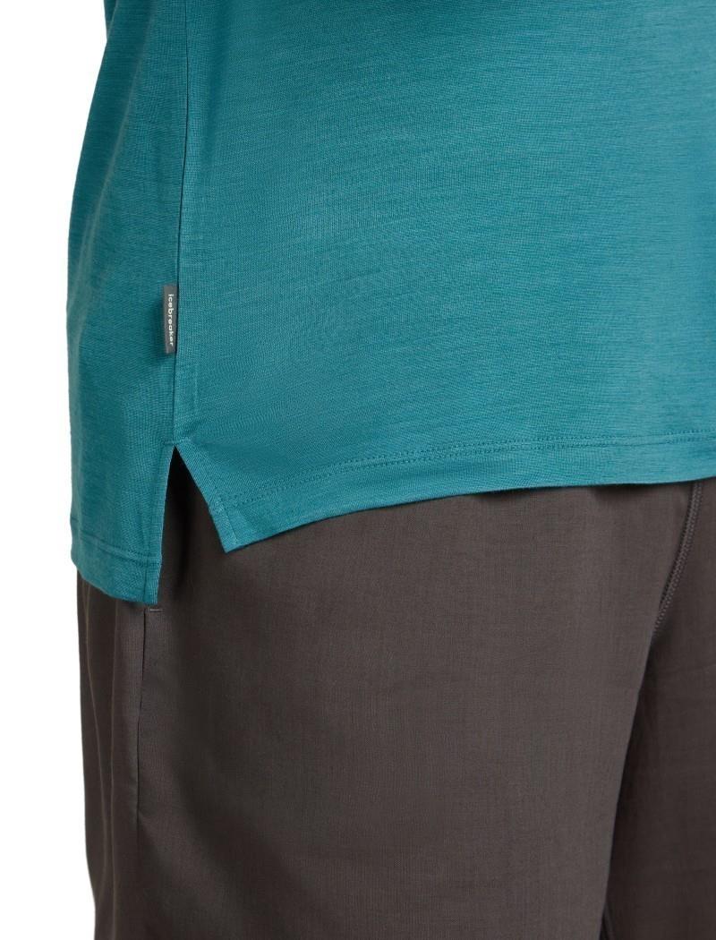 Merino Blend 125 Cool-Lite Sphere SS Tee - Mens - topaz 1