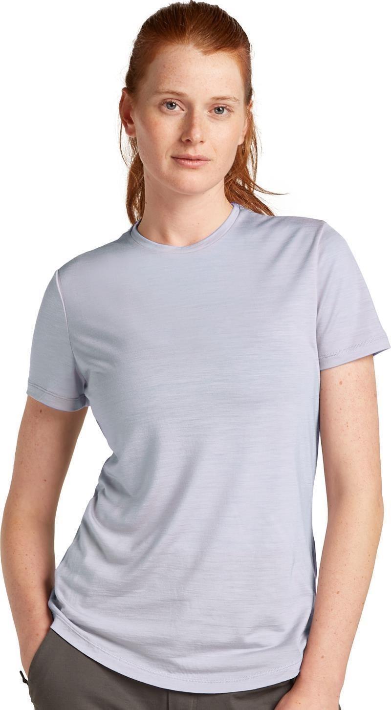 Merino Blend 125 Cool-Lite Sphere SS Tee - Womens - grey quartz 1