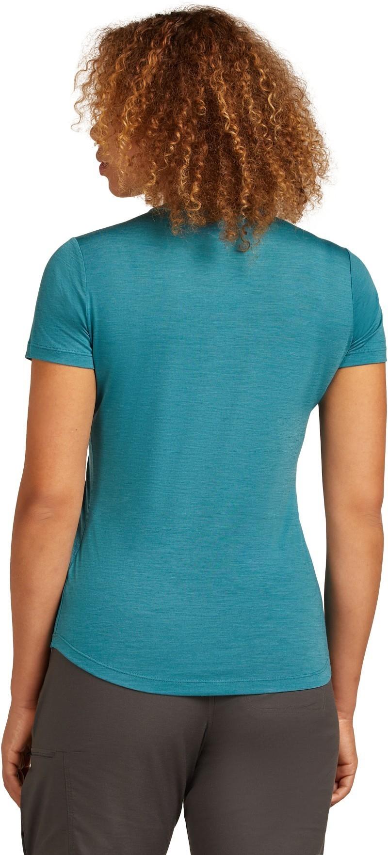 Merino Blend 125 Cool-Lite Sphere SS Tee - Womens - topaz 1