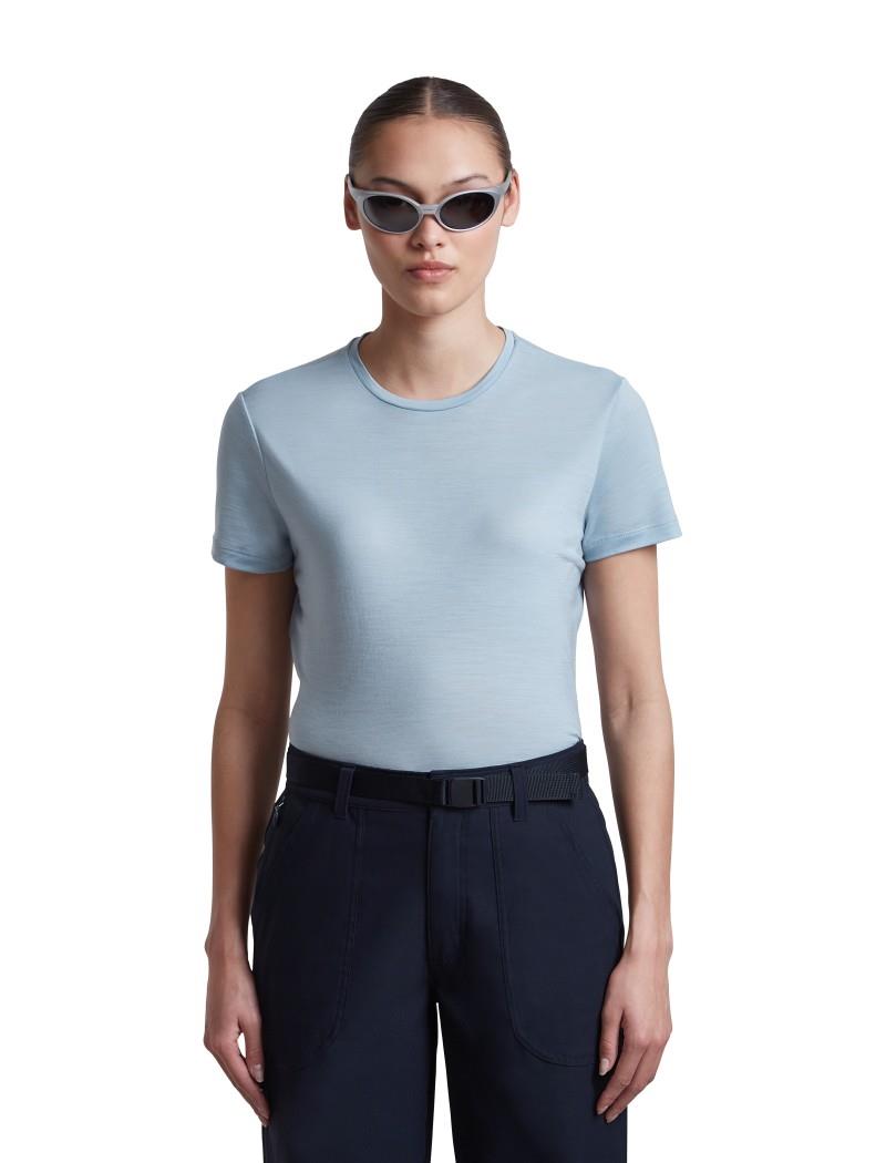 Merino Blend 125 Cool-Lite Sphere SS Tee - Womens - zinc blue 1