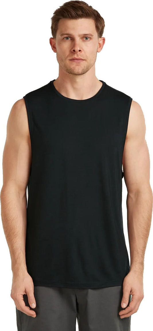 Merino Blend 125 Cool-Lite Sphere Tank - Mens - black 1