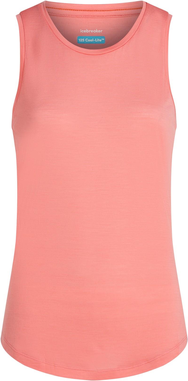 Merino Blend 125 Cool-Lite Sphere Tank - Womens - acid pink 1