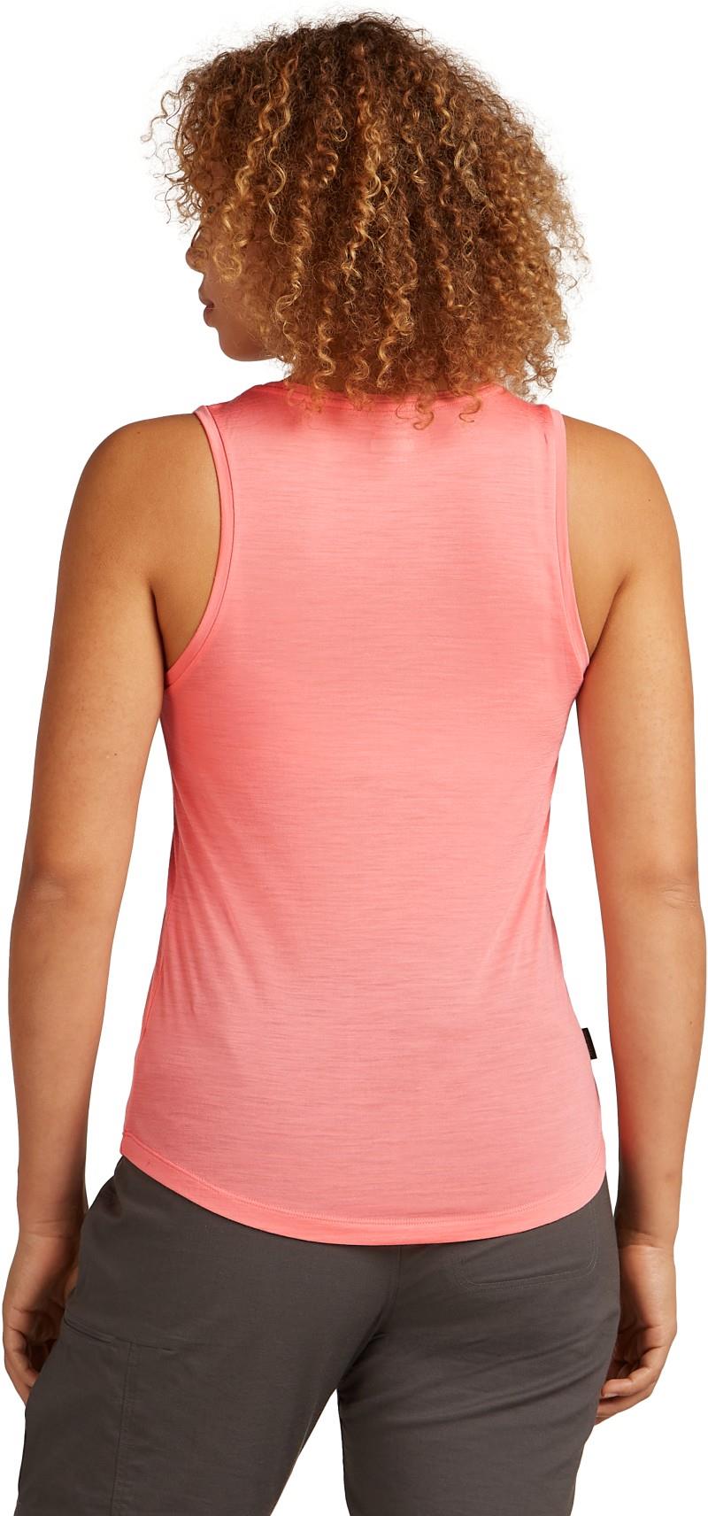 Merino Blend 125 Cool-Lite Sphere Tank - Womens - acid pink 1